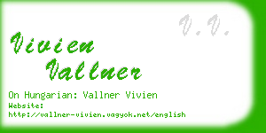 vivien vallner business card